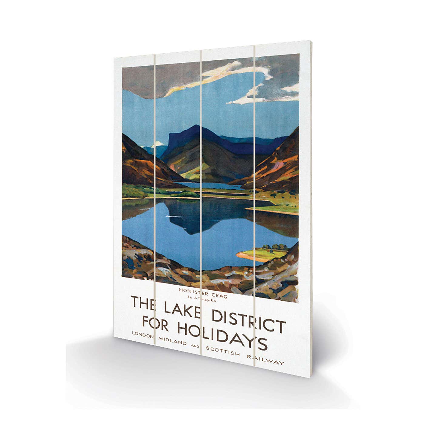 The Art Group The Lake District Wooden Wall Art