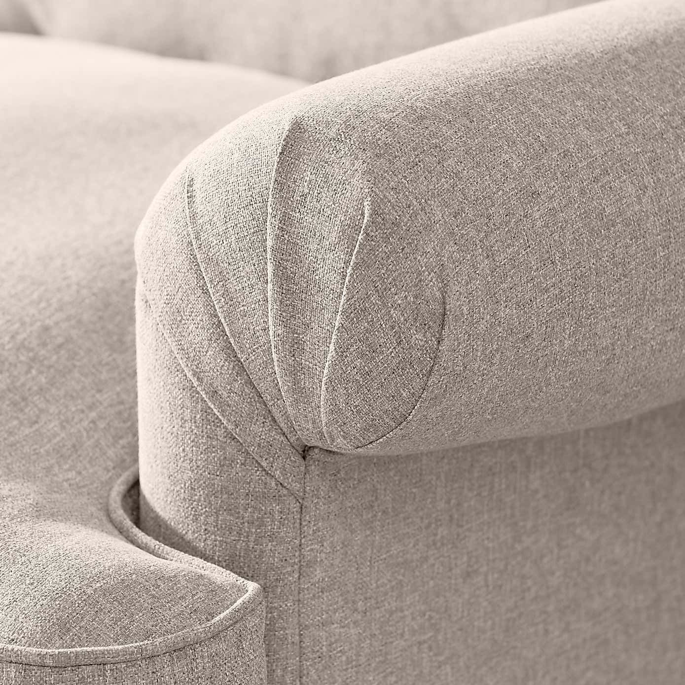 Jolene Soft Texture Corner Chaise Sofa