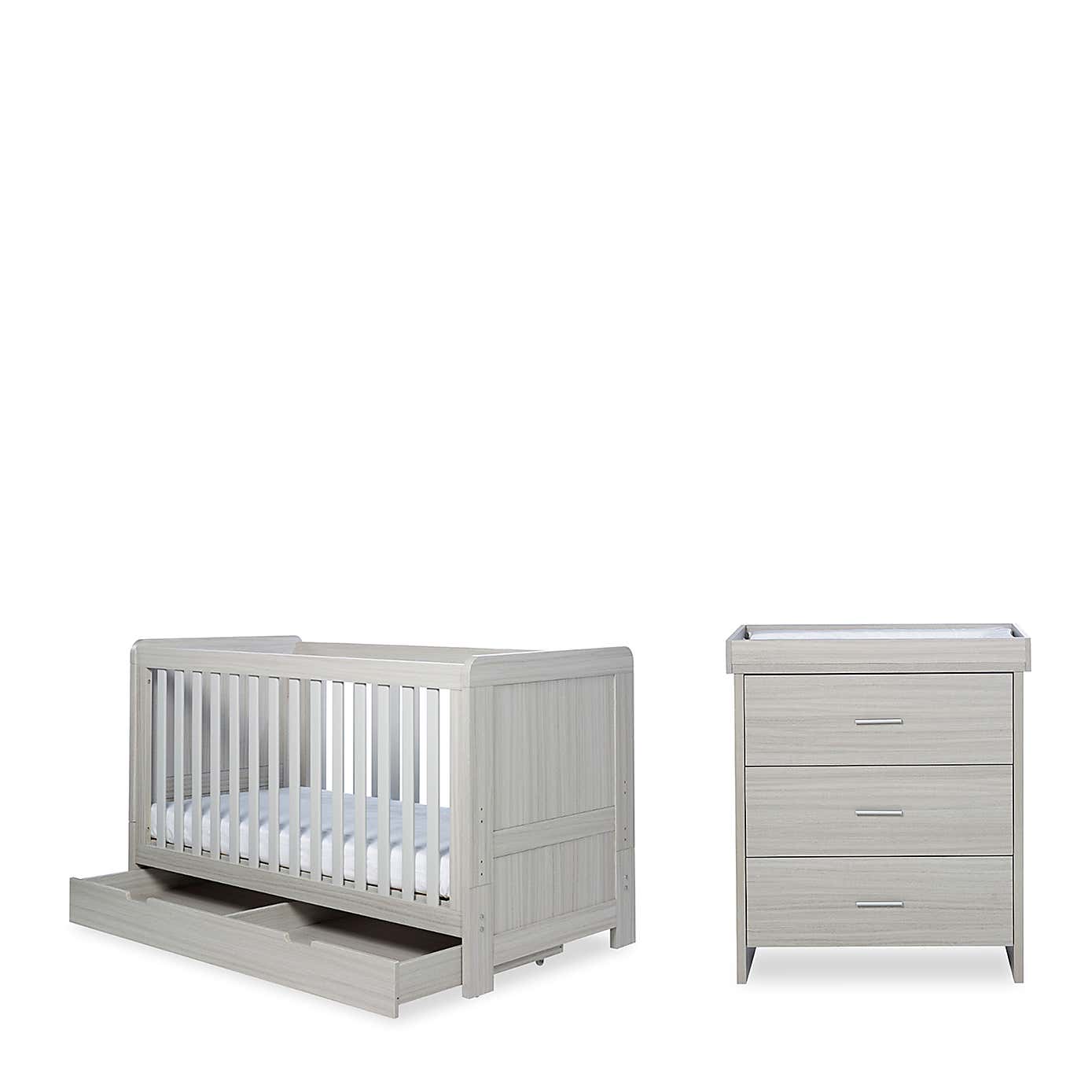 Ickle Bubba Pembrey 3 Piece Nursery Changing Furniture Set