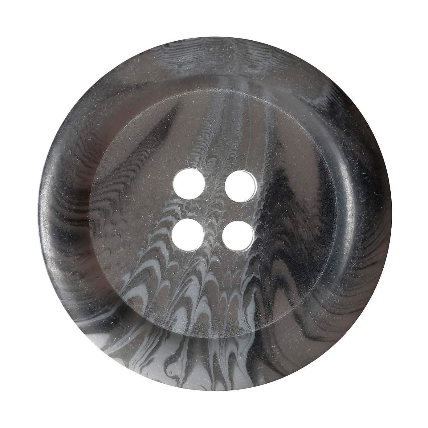 Round Rimmed Marbled Buttons 27.5mm Pack of 2