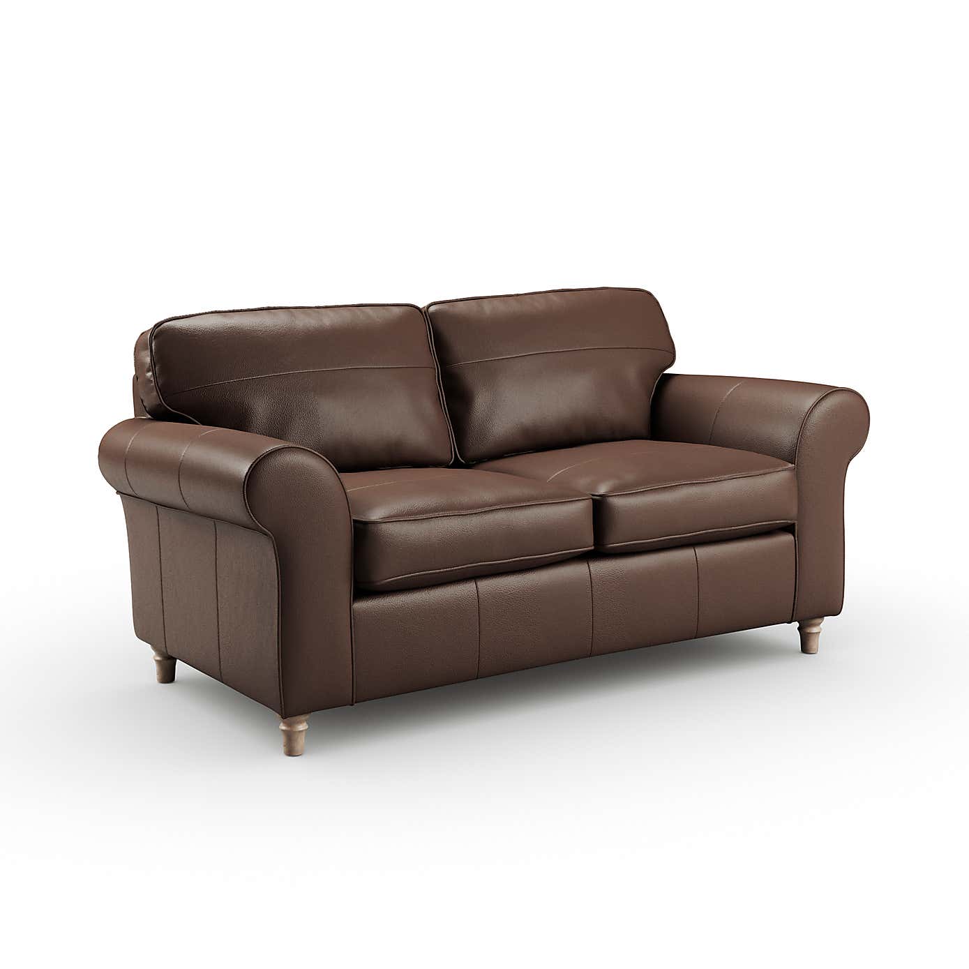 Flori Classic Leather 2 Seater Sofa