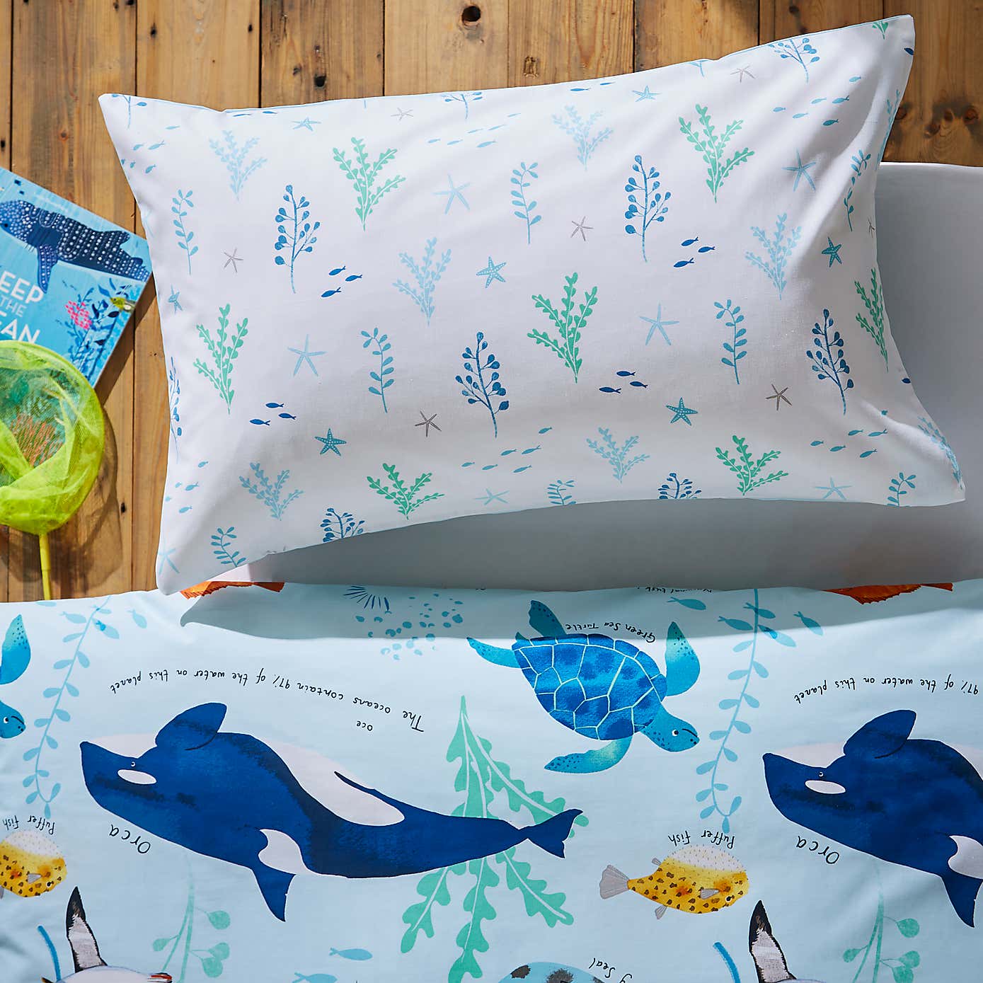 Sealife Duvet Cover & Pillowcase Set
