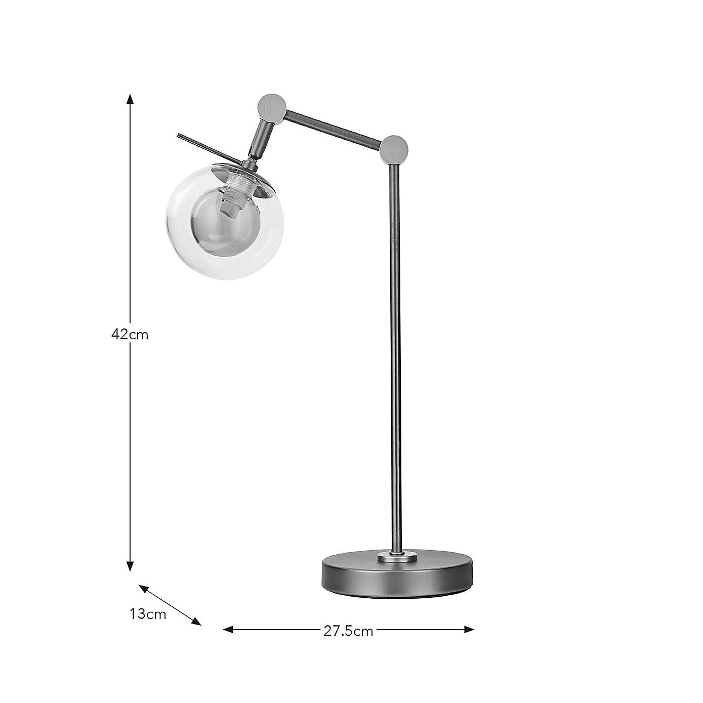Molecular Industrial Metal Table Lamp