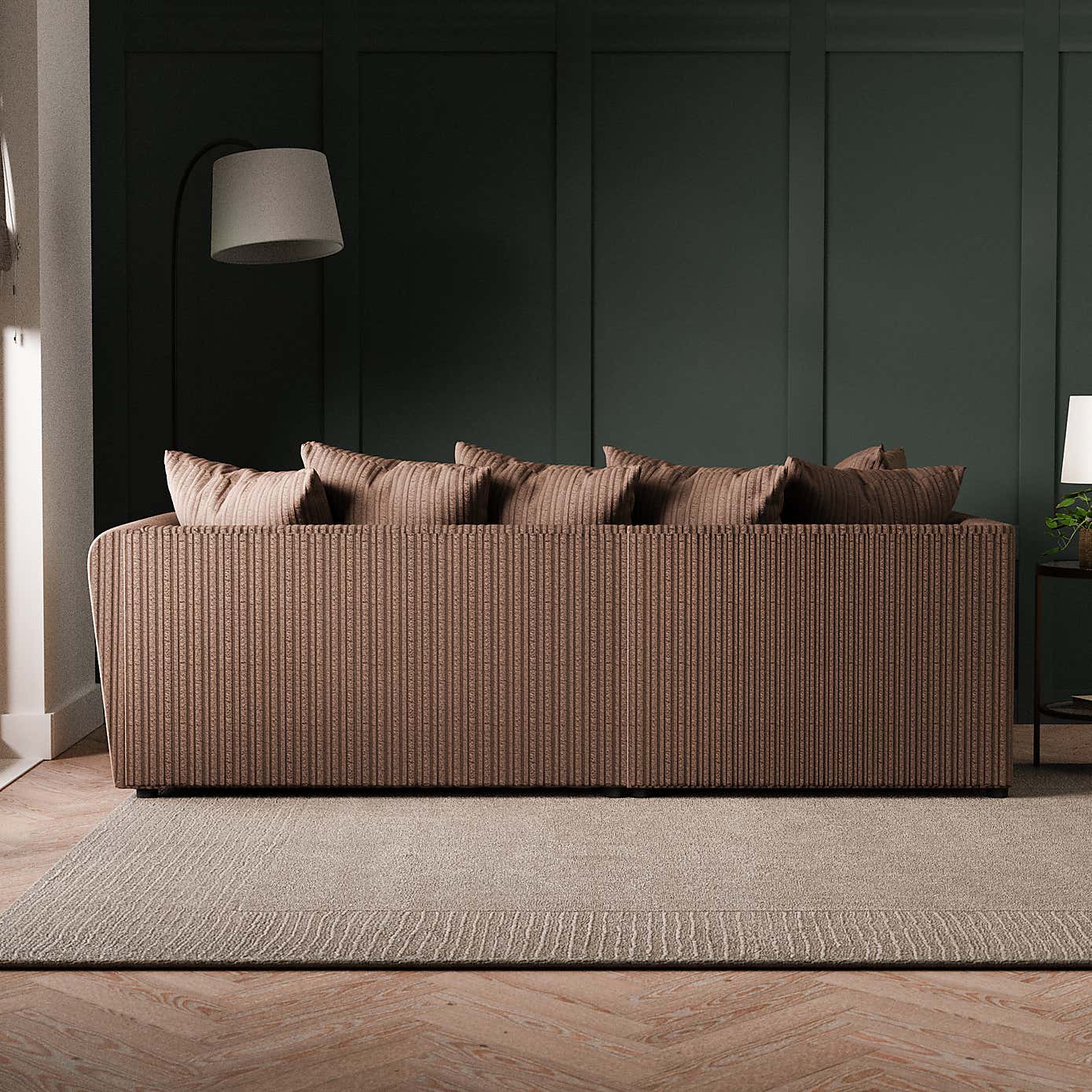 Blake Jumbo Cord Right Hand Corner Sofa