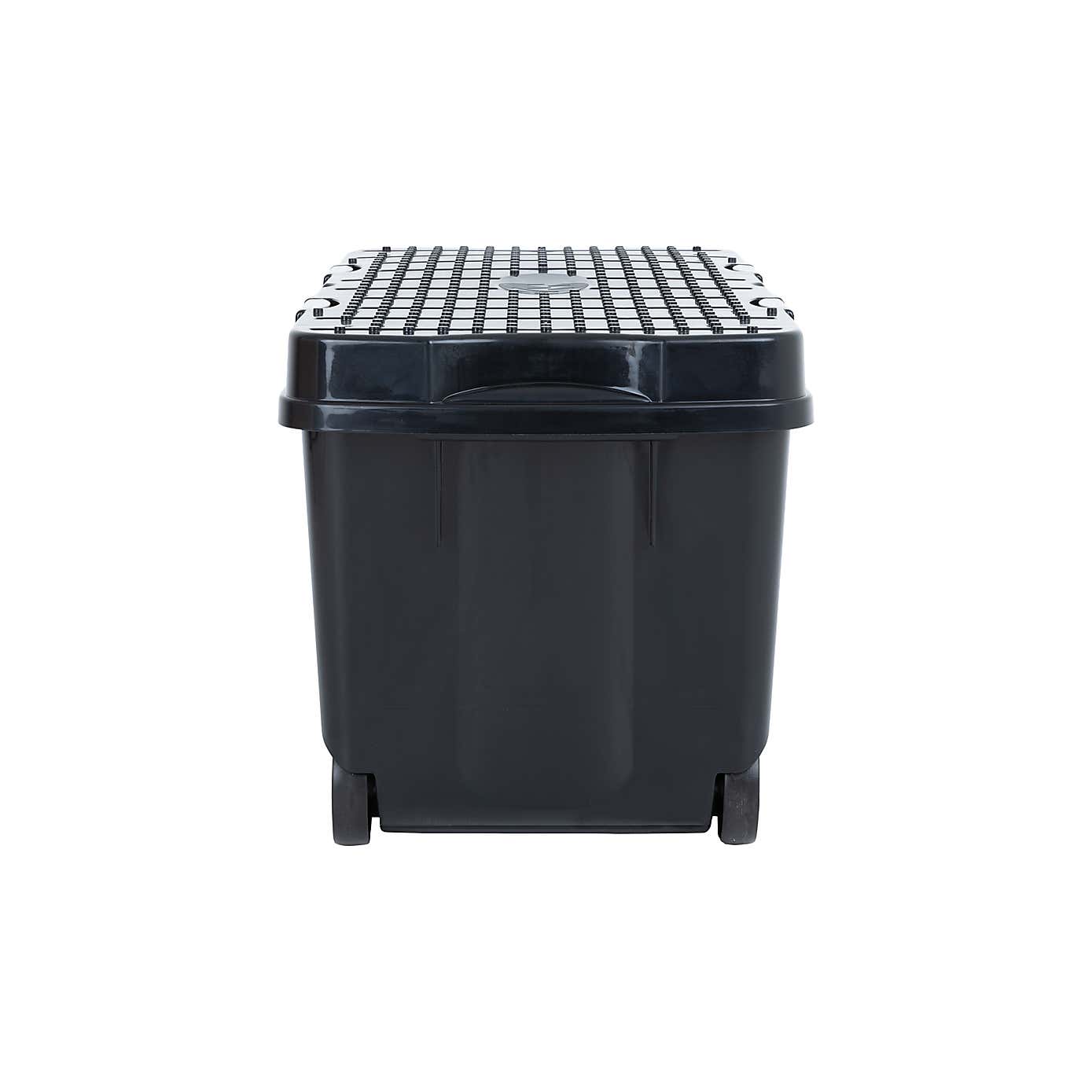 Wham DIY 100L Black Tough Storage Cart
