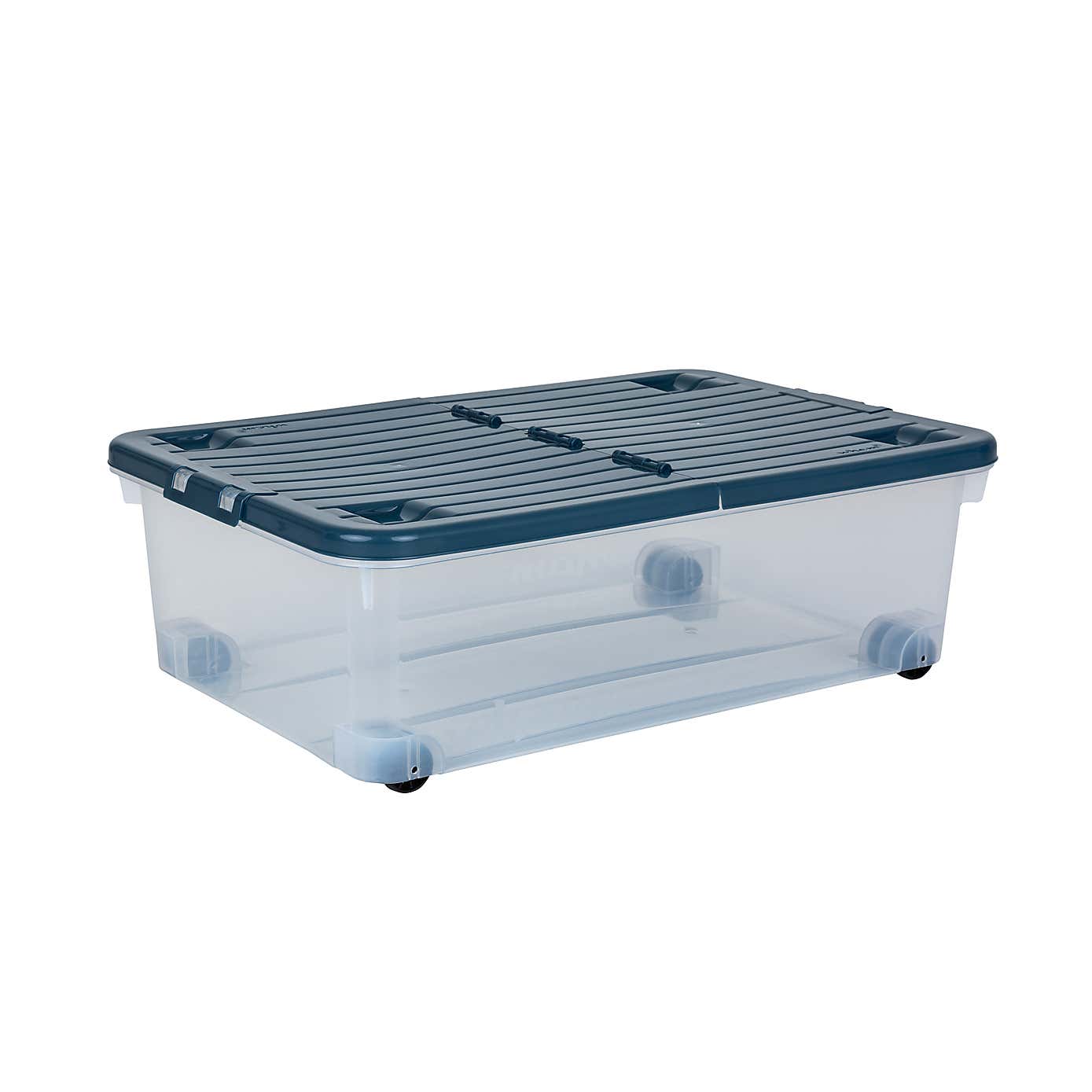 Wham 32L Set of 3 Underbed Storage Box with Wheels & Lid