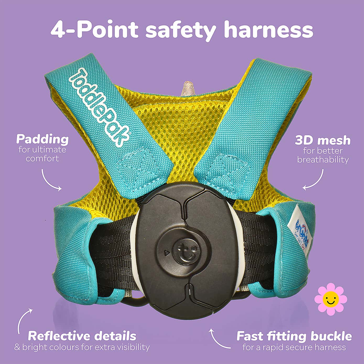 Trunki Toddlepak Una the Unicorn Walking Reins Safety Harness