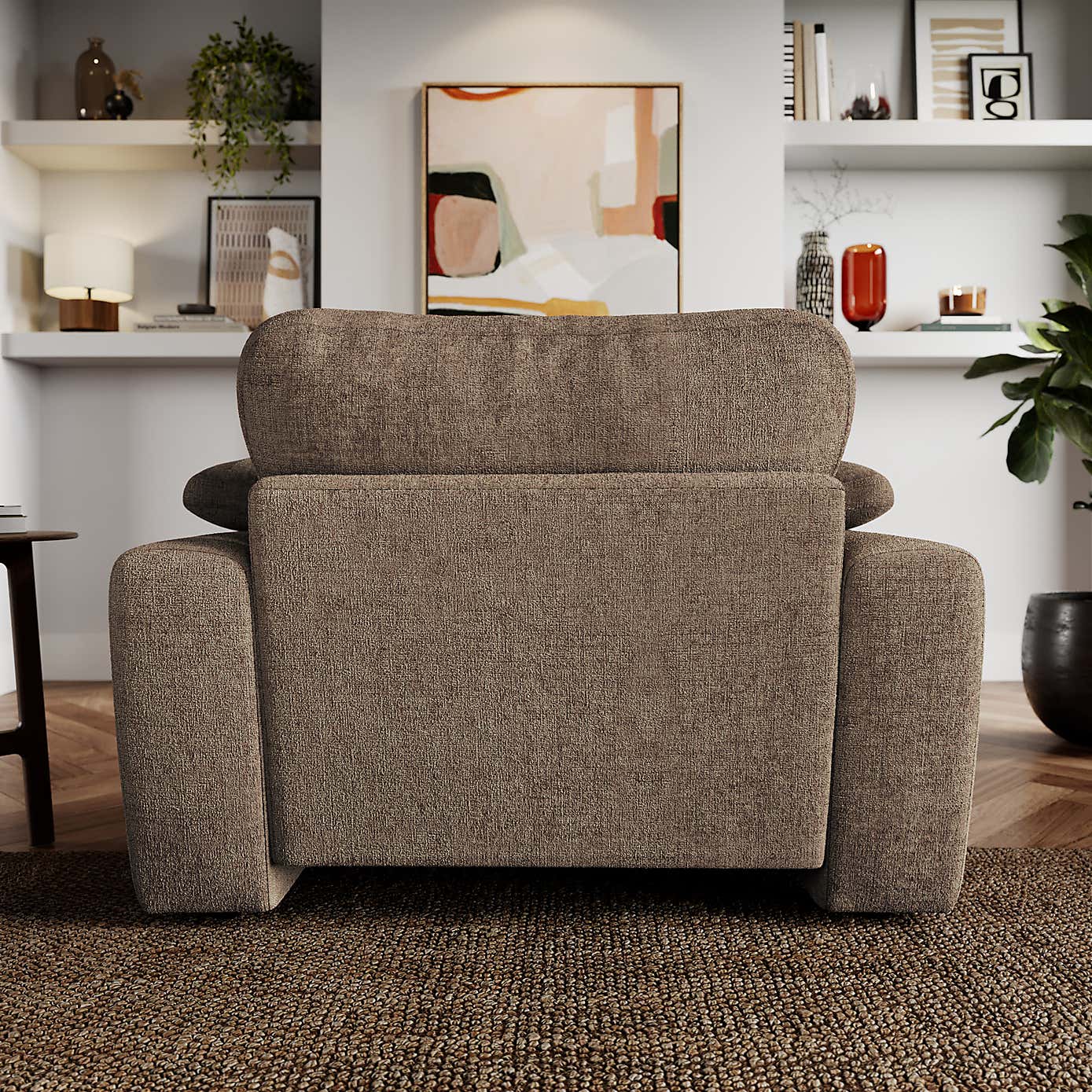 Magnus Soft Textured Chenille Snuggle Sofa