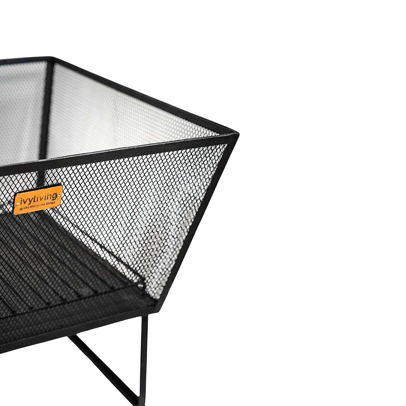 Norfolk Outdoor Black Iron Firebowl