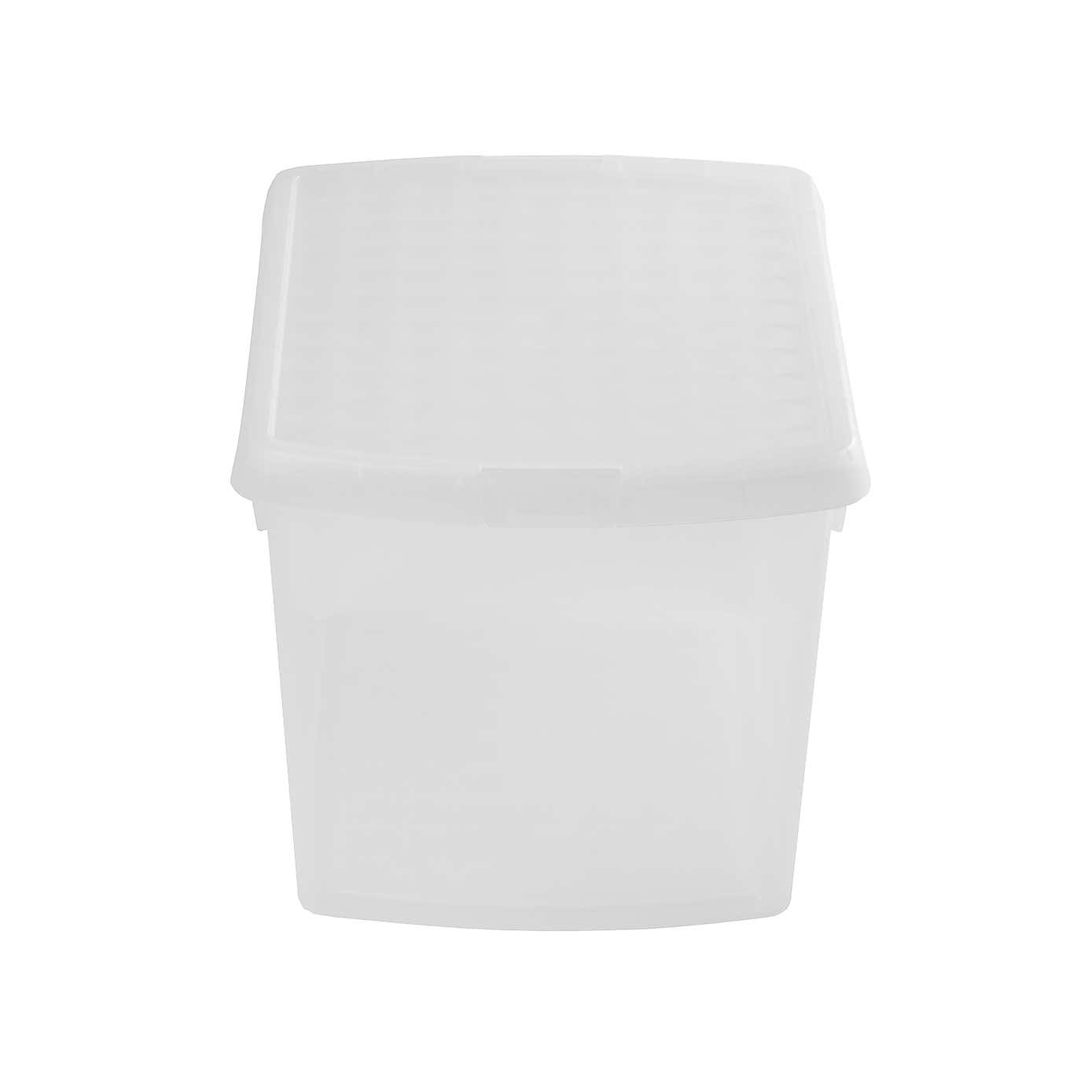 Wham Clip Pack of 4 Rectangle Storage Boxes With Lids