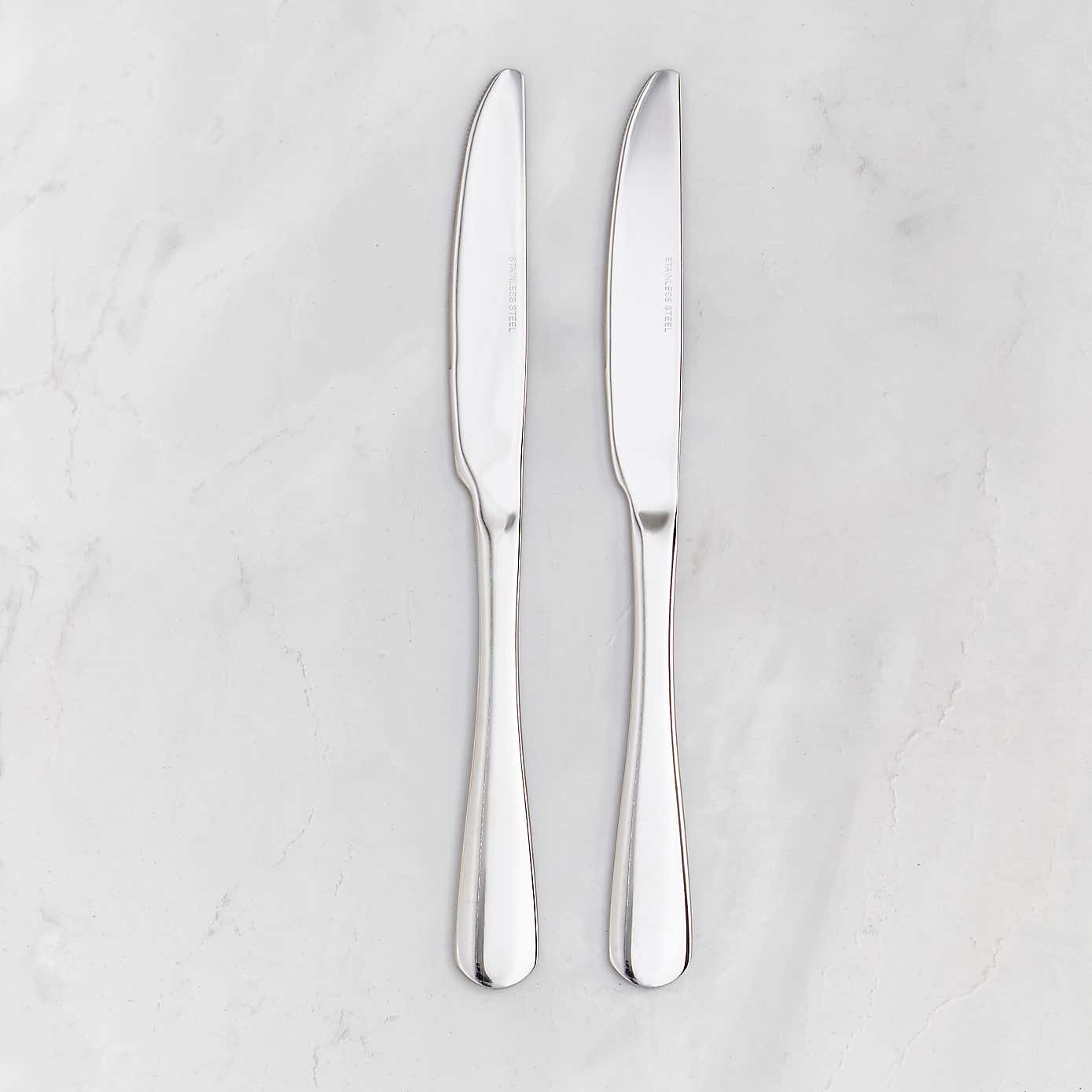 Hampton Set of 2 Silver Knives