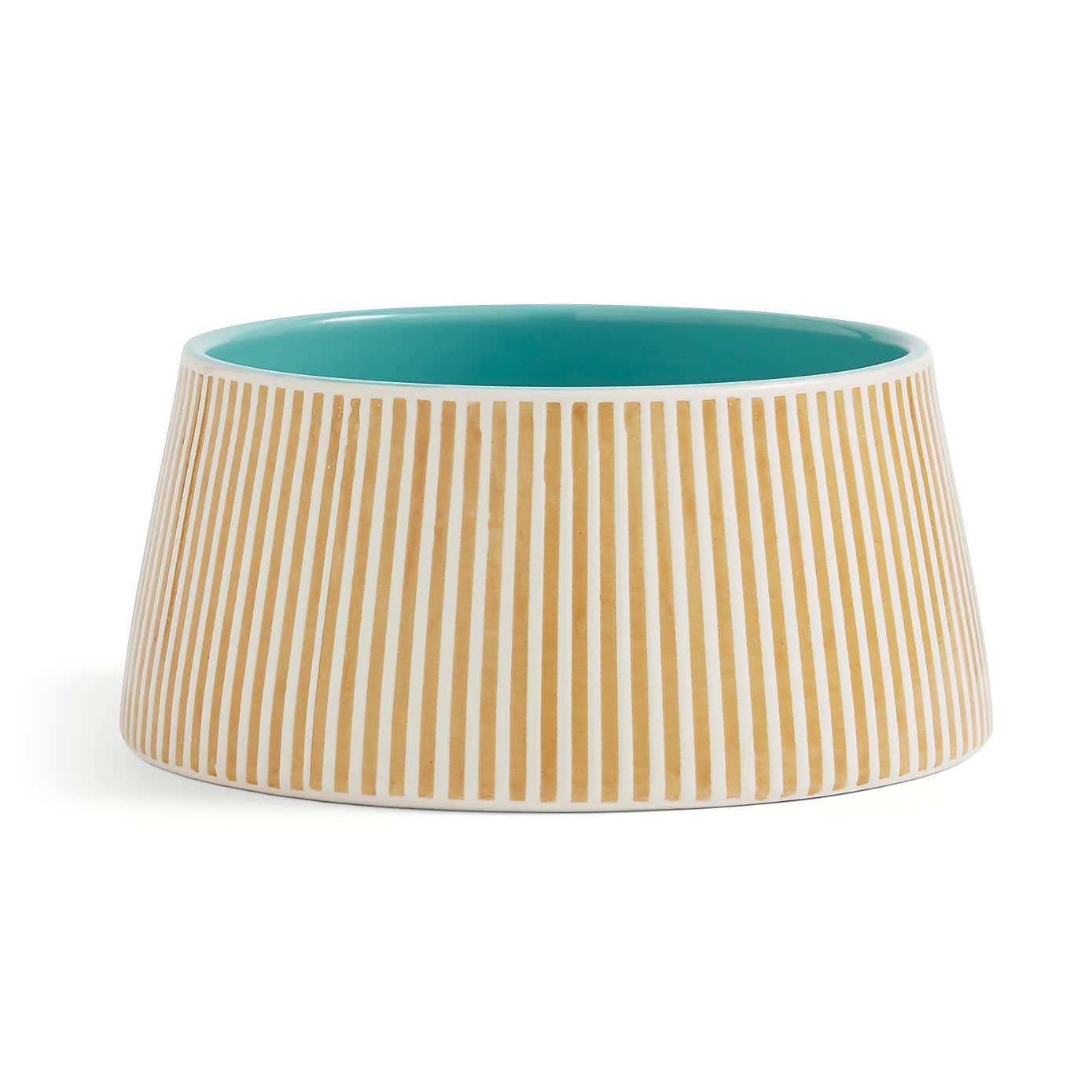 Striped Pet Bowl