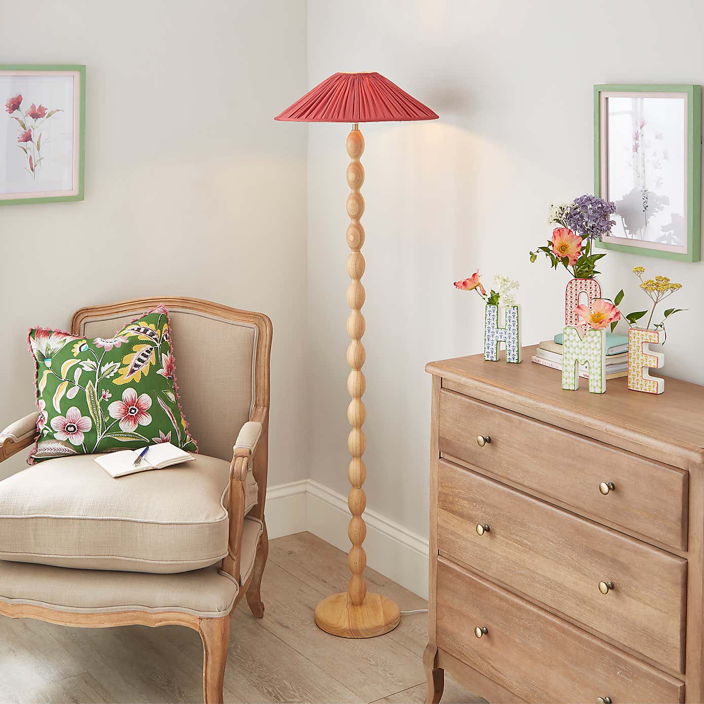 Polly Pleated Tapered Lamp Shade