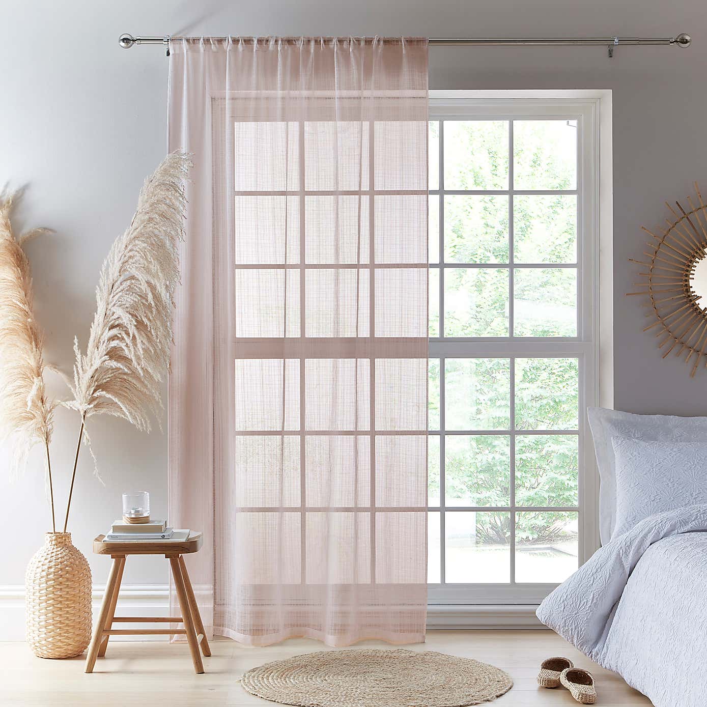 Aspen Slot Top Single Voile Panel