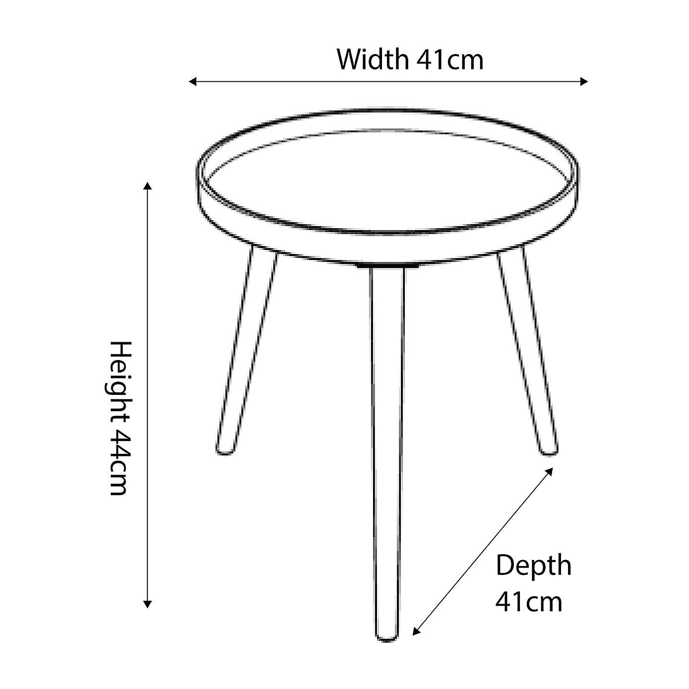 Pacific Halston Natural Pine Wood Small Side Table