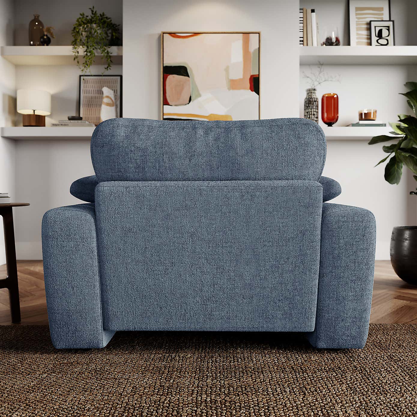 Magnus Soft Textured Chenille Snuggle Sofa