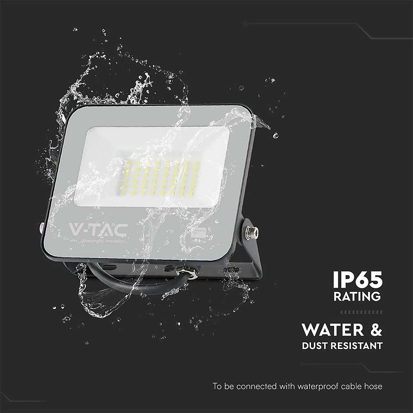 V-TAC 30W LED Floodlight Outdoor Wall Light