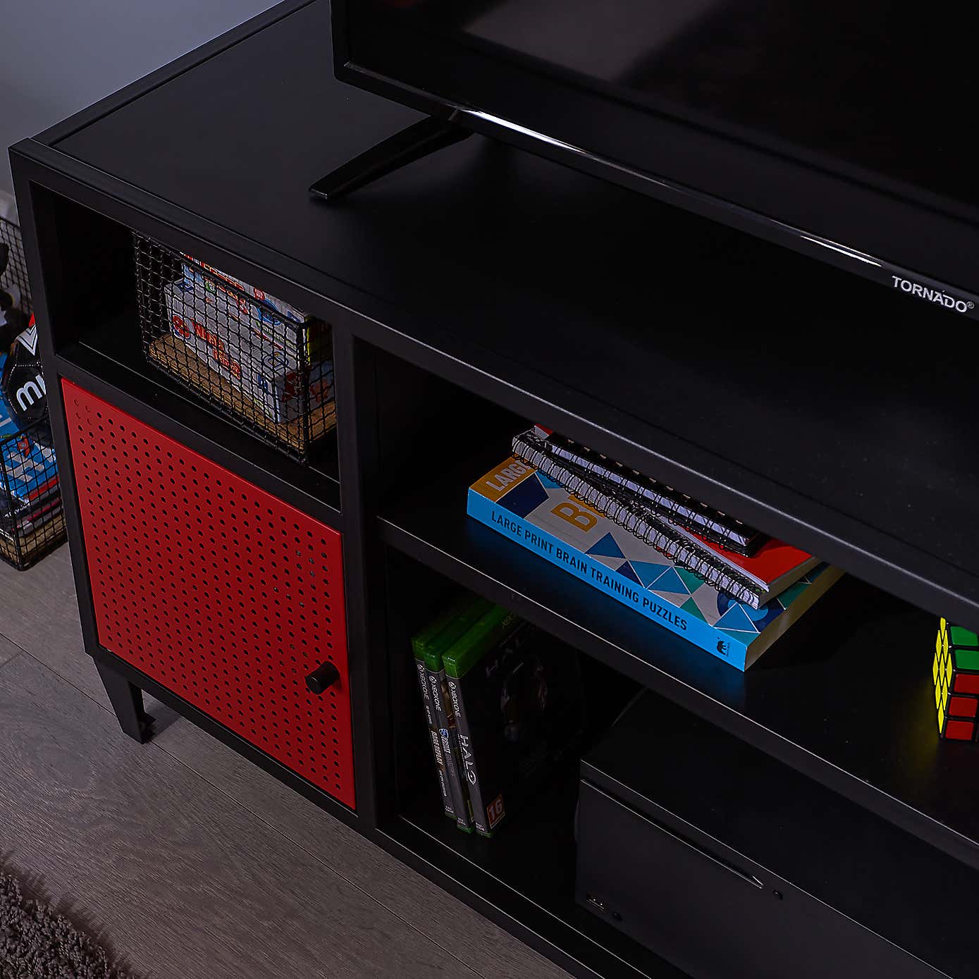 X Rocker MESH TEK TV Media Cabinet