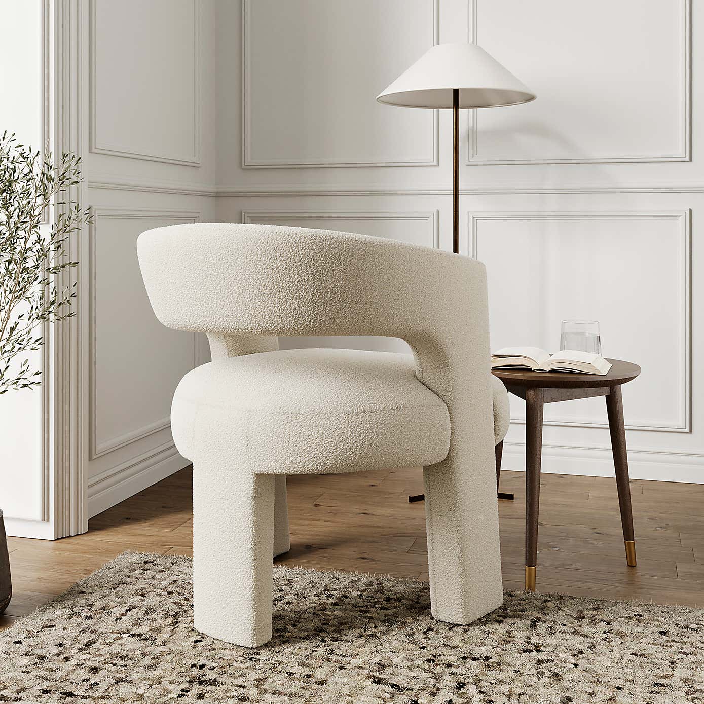 Remi Boucle Accent Chair