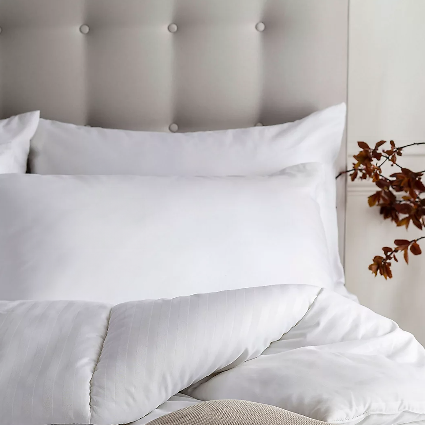 Snuggledown Pack of 2 Hotel Goose Feather and Down Side Sleeper Pillows