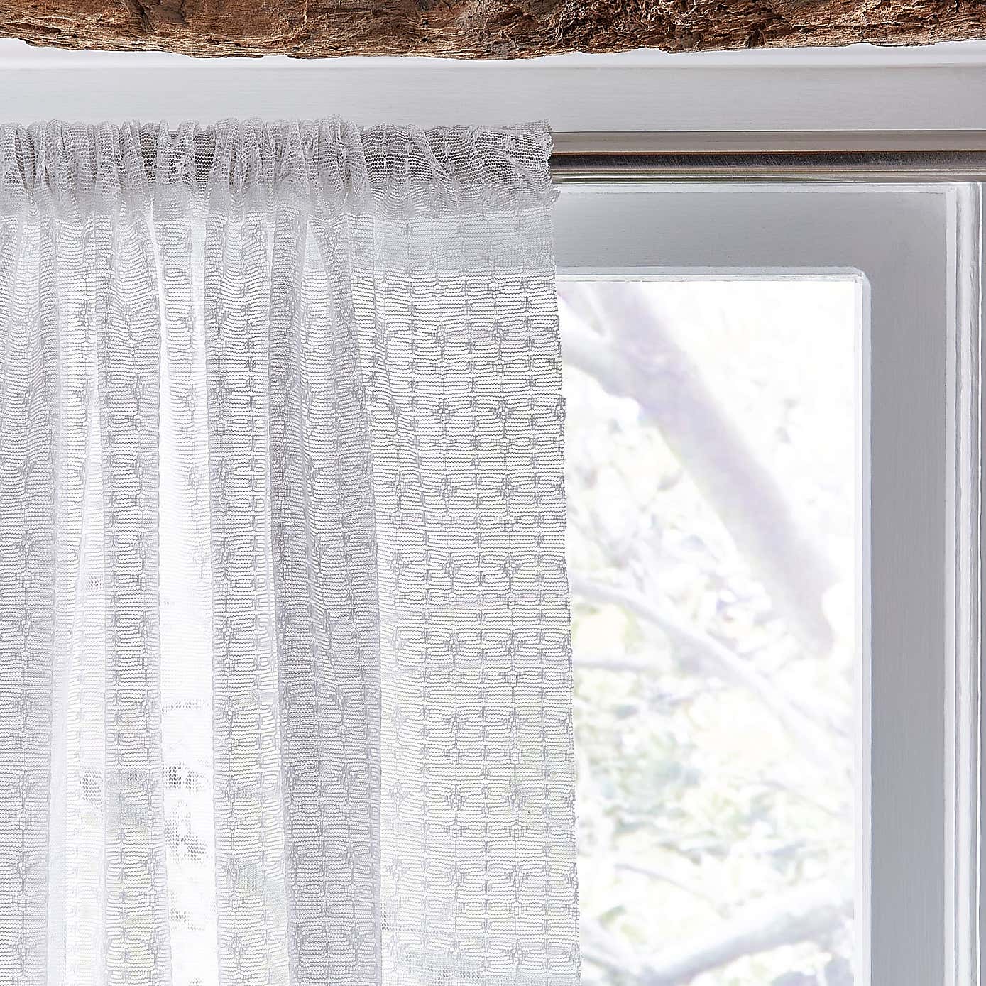 Ditsy Stripe Slot Top Voile