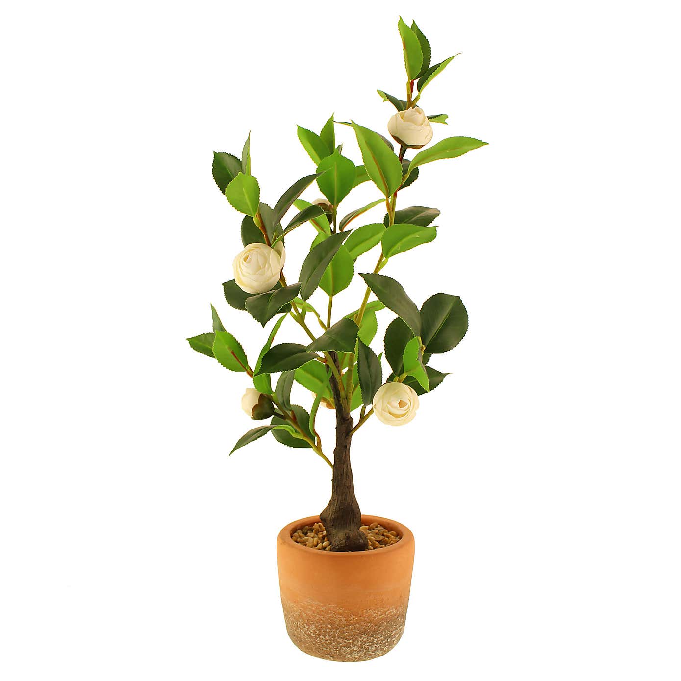 Artificial Camellia Tree in Terracotta Plant Pot