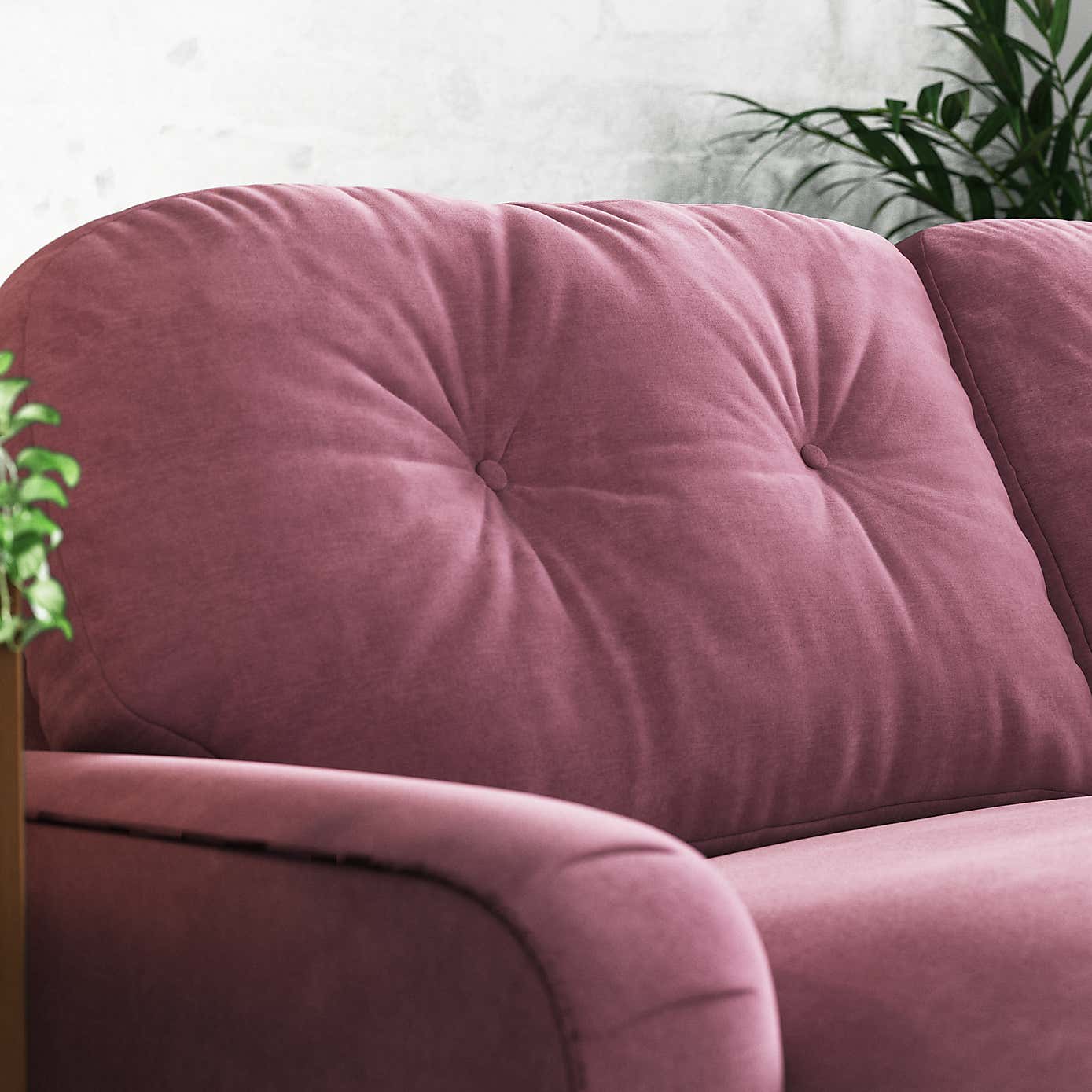 Martha Vintage Chenille Corner Chaise Sofa