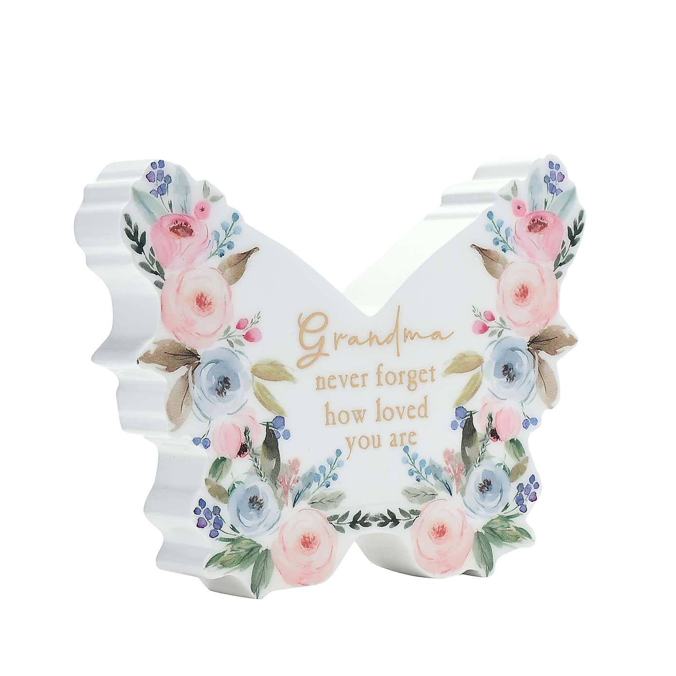 The Cottage Garden Grandma Butterfly Plaque