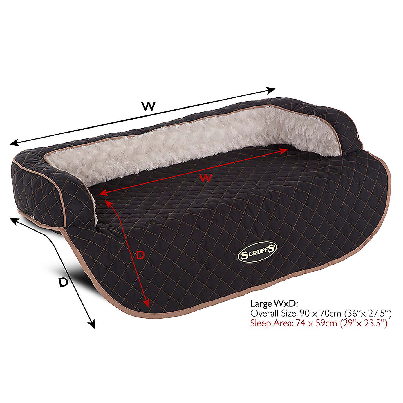 Scruffs Wilton Sofa Dog Bed