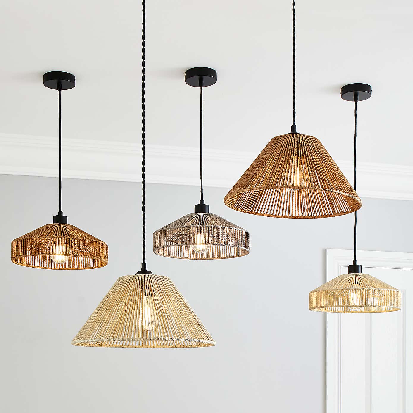 Kabir Tapered String Pendant Shade