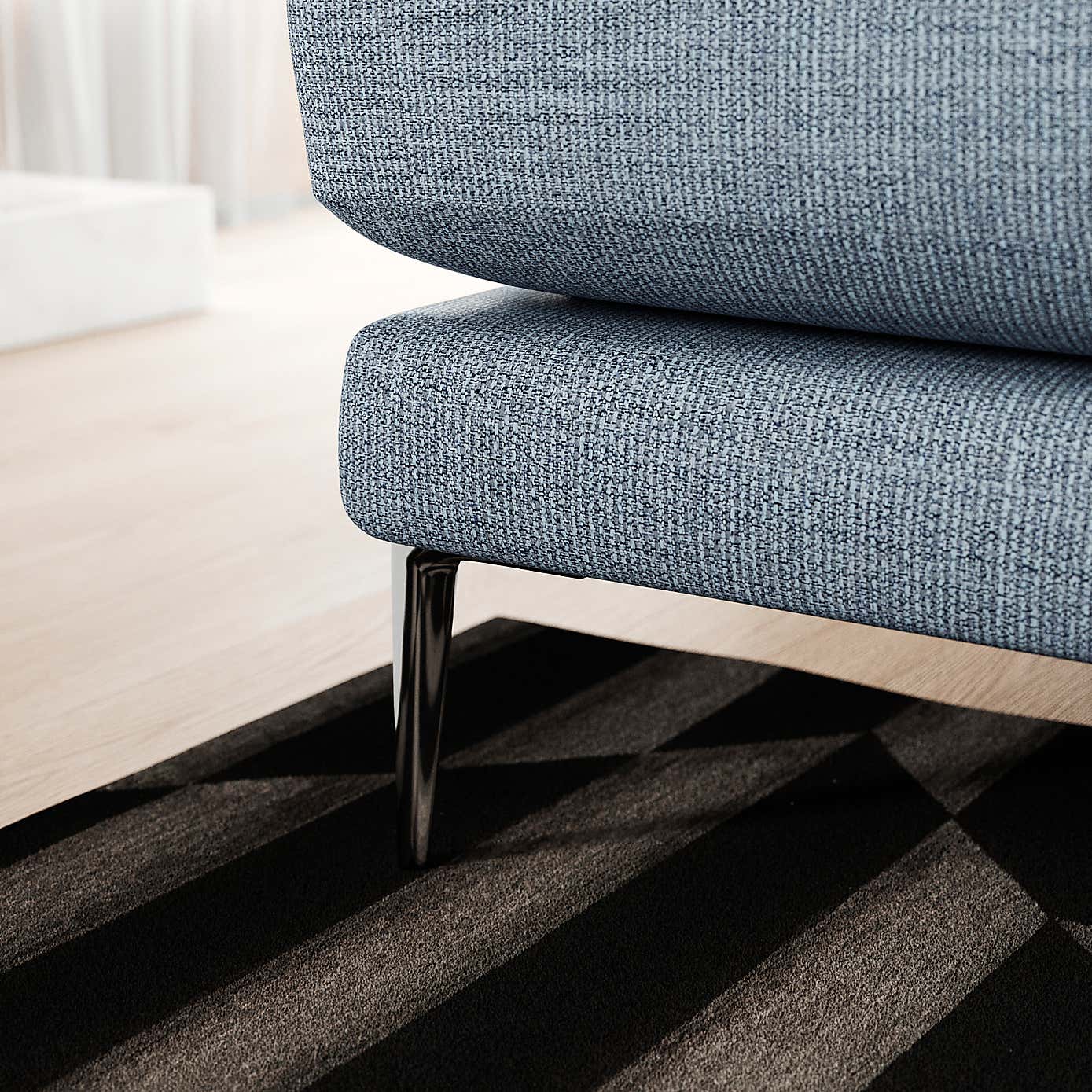 Lawson Chunky Tonal Weave 4 Seater Sofa