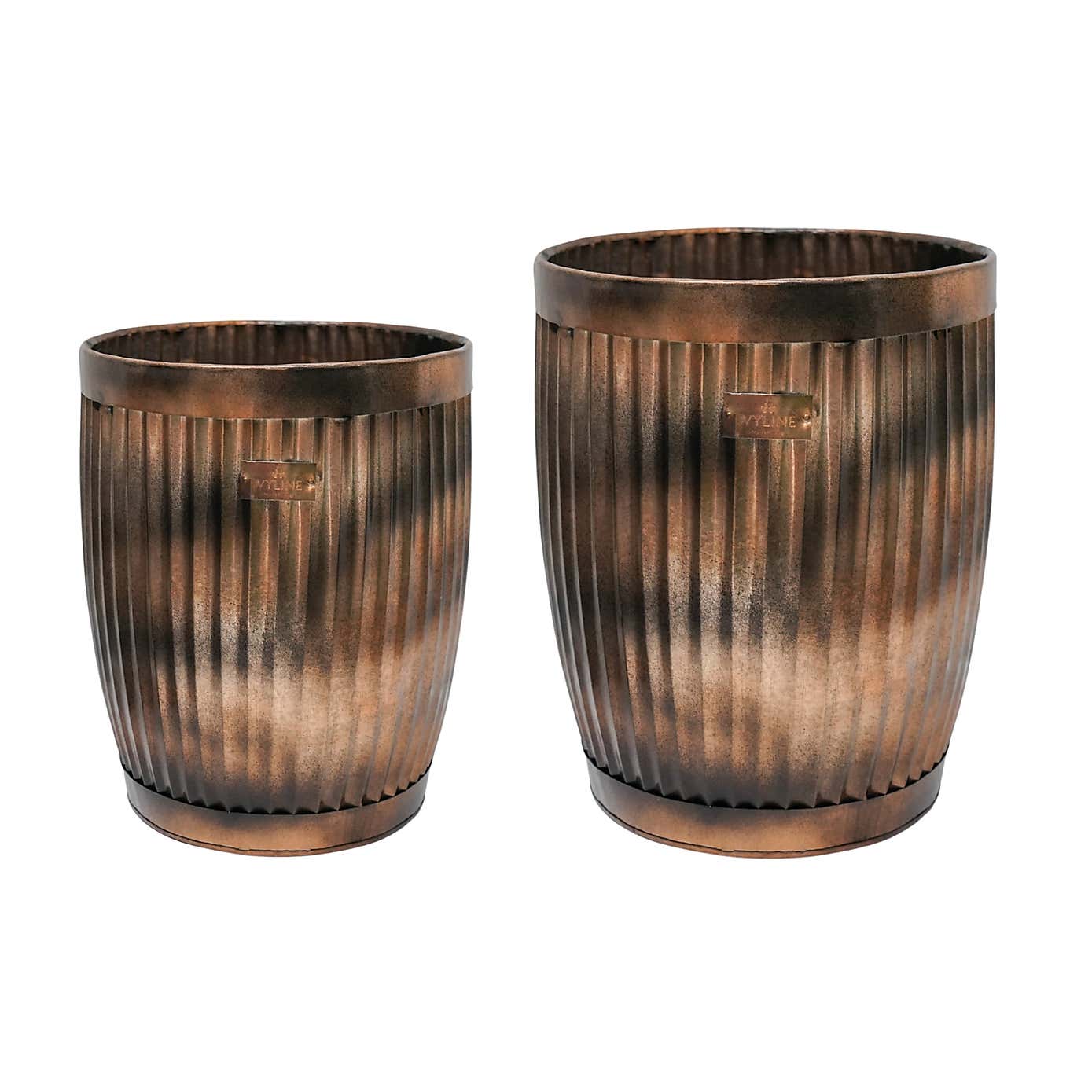 Set of 2 Hampton Bowl Plant Pots