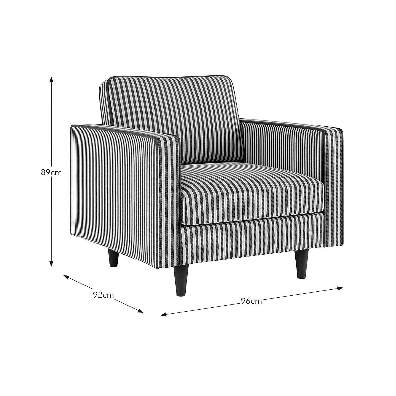 Zoe Linford Stripe Armchair