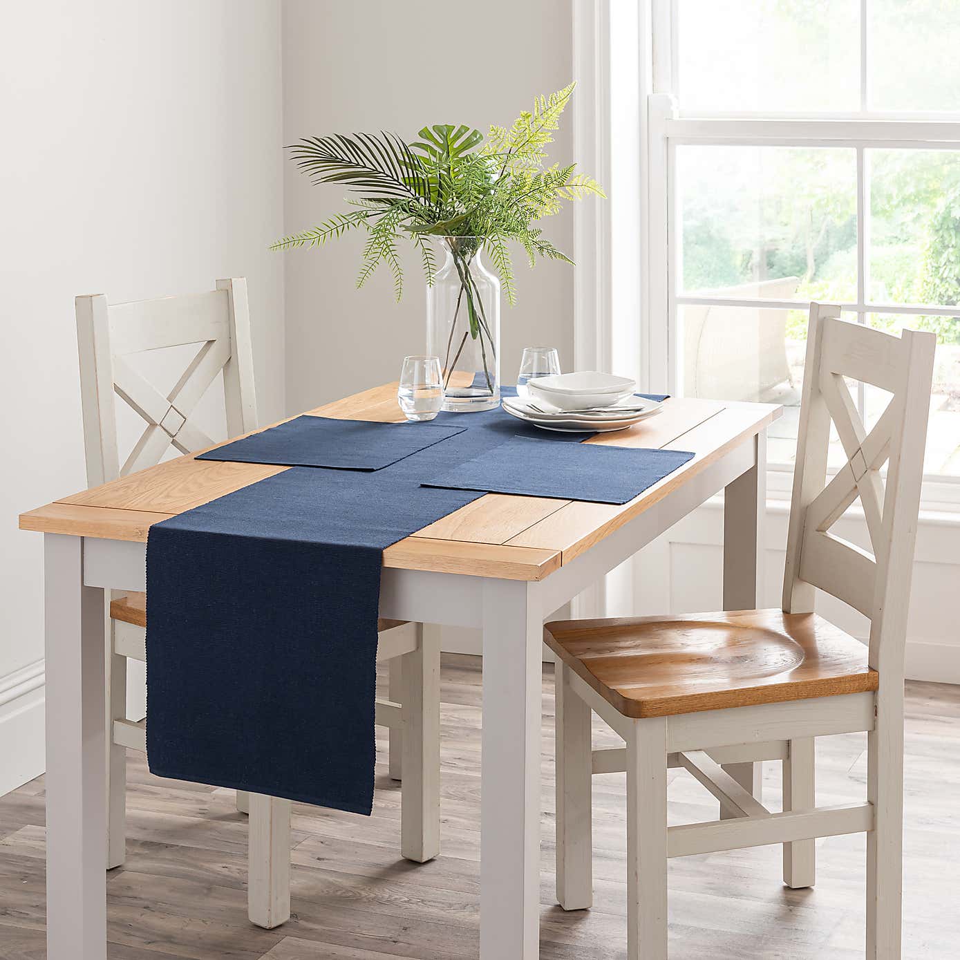 Set of 2 Recycled Ribbed Placemats