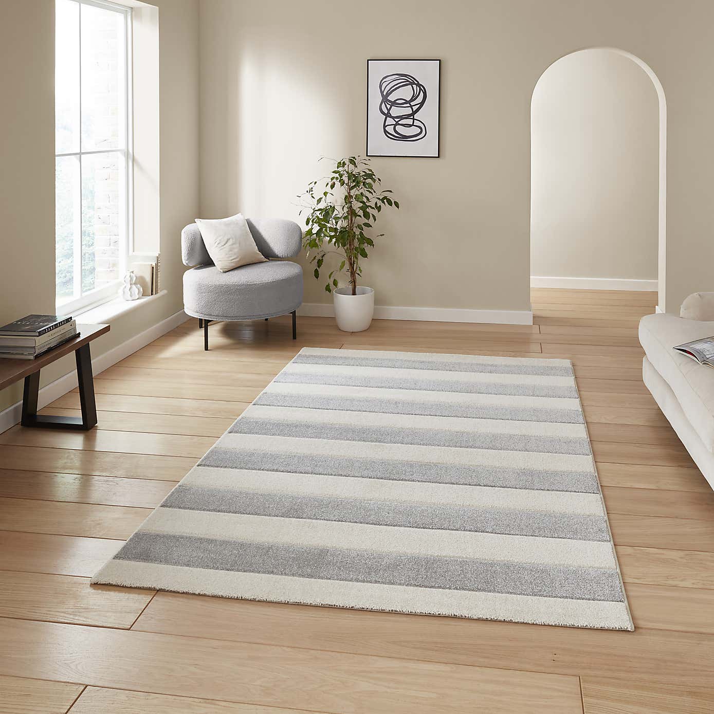 Catherine Lansfield Cove Stripe Rug