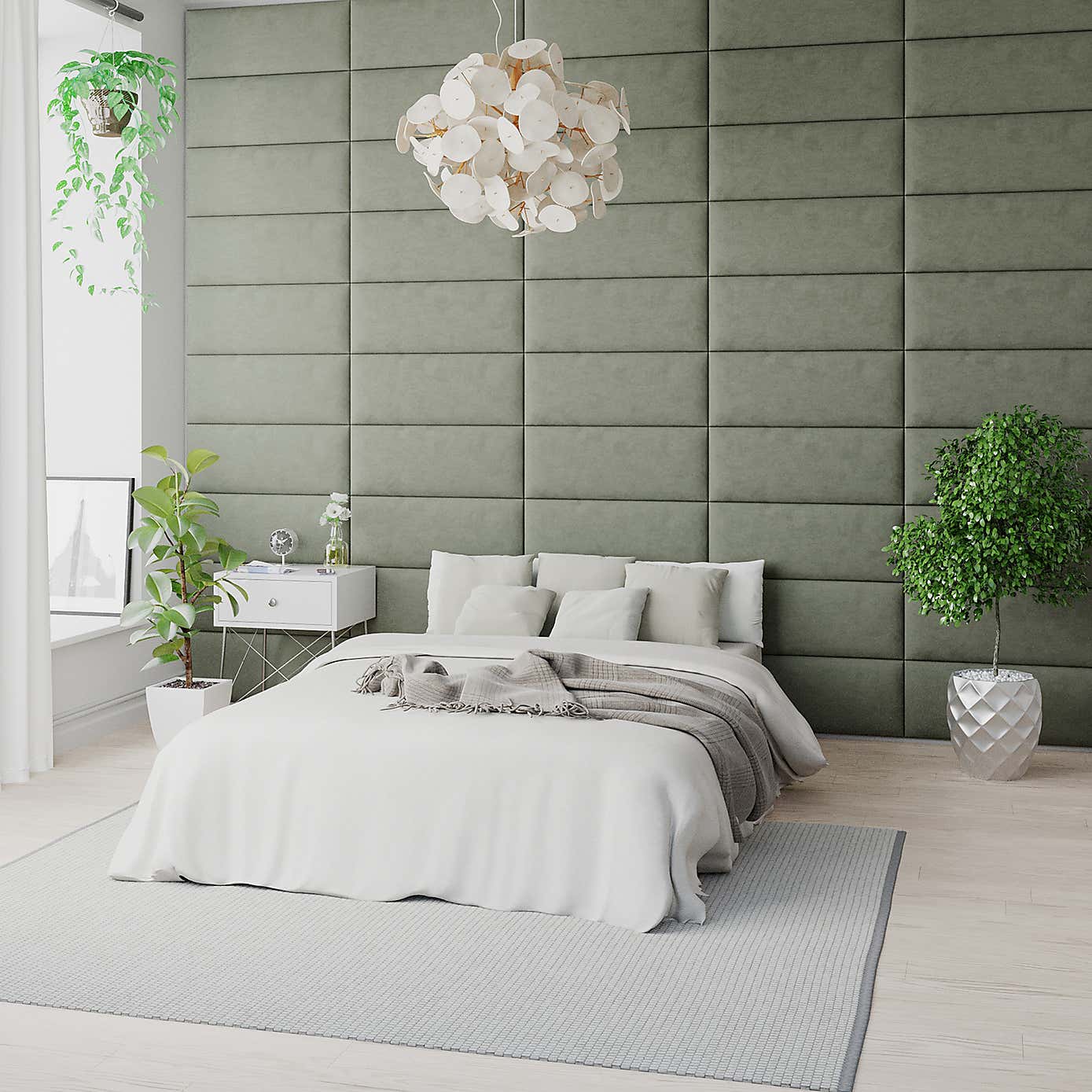 Aspire EasyMount Plush Velvet Upholstered Wall Panels