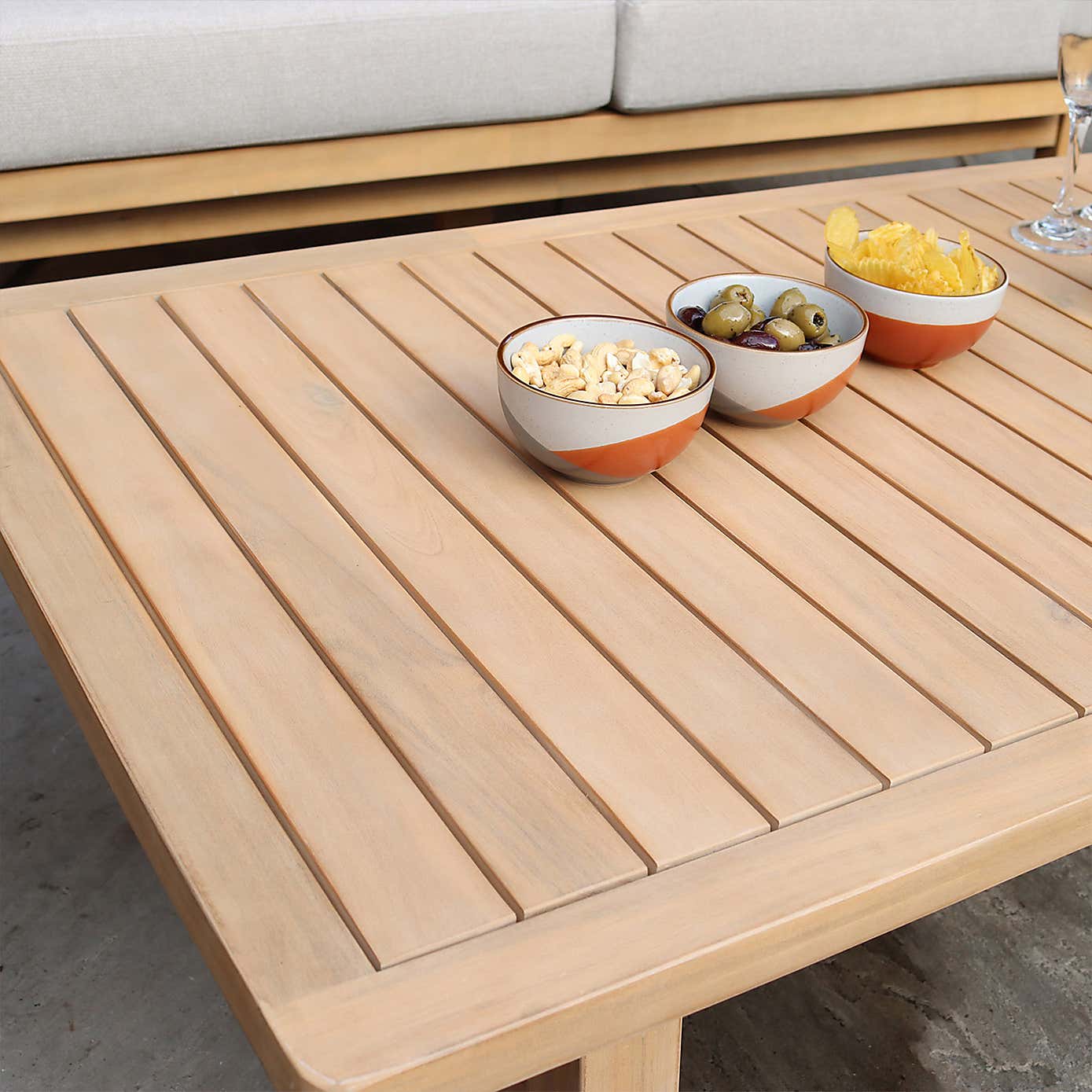 A.Mir 4 Seater Outdoor Double Lounger Set