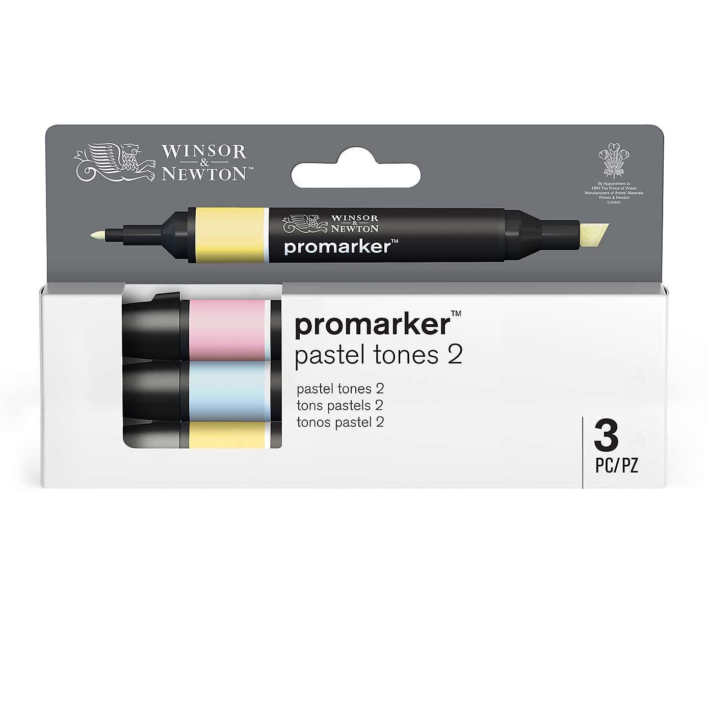 Winsor & Newton Promarker Pastel Colours Triple Pack