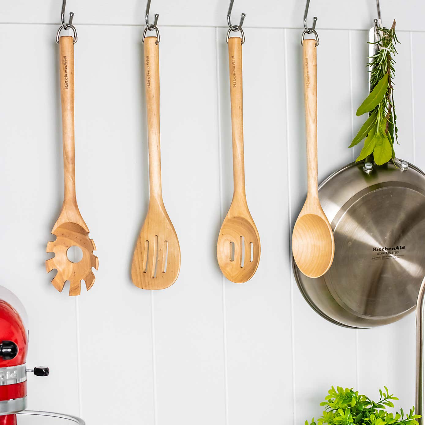 KitchenAid Birchwood Slotted Spoon