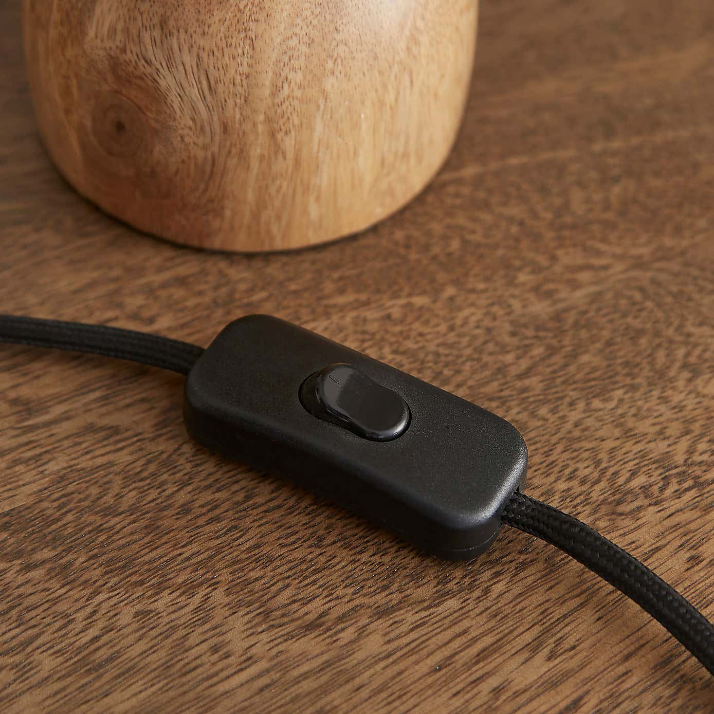 Fern Bobble Wooden Table Lamp Base