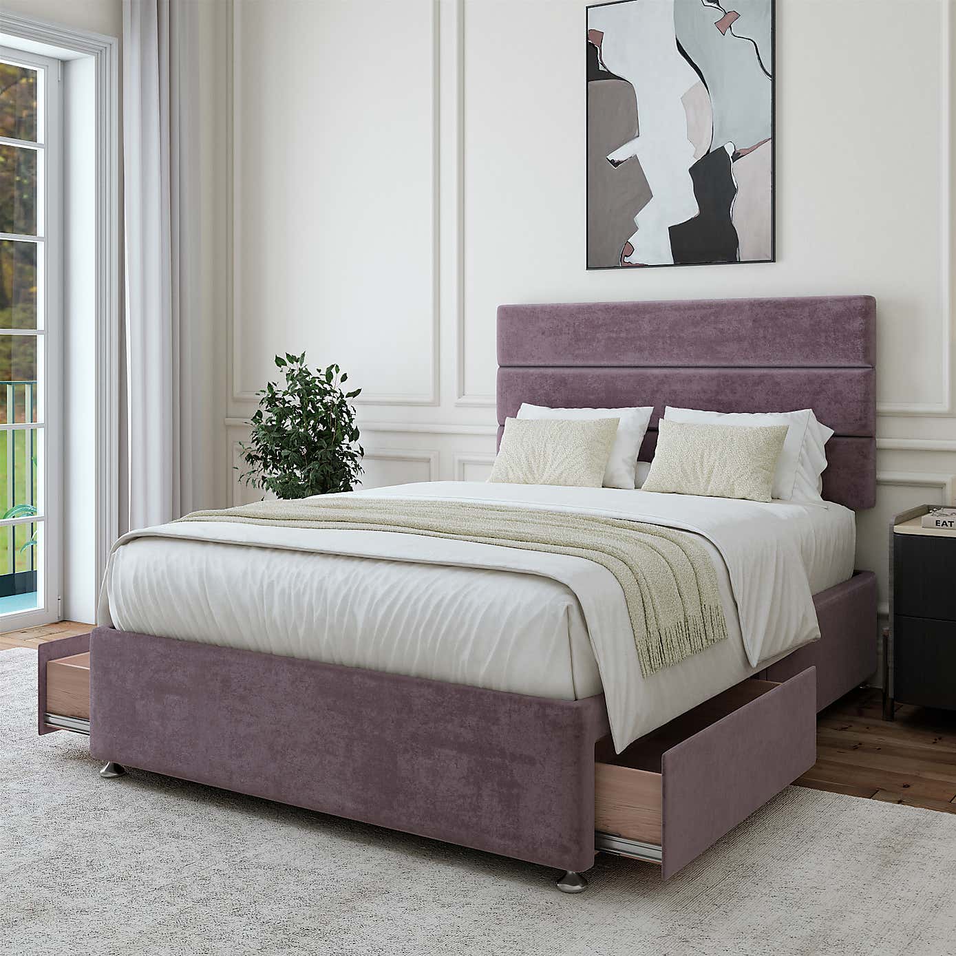 Bedmaster Plush Chenille Universal Divan Base