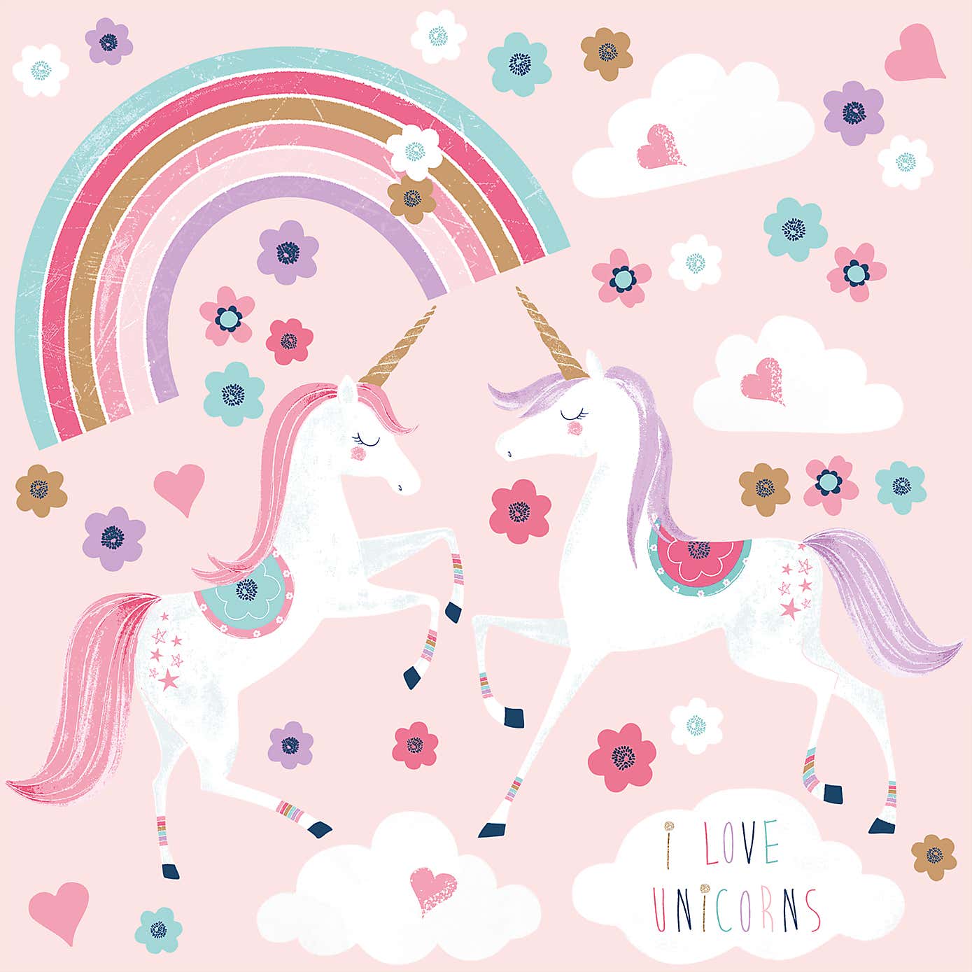 Glitter Unicorn Wall Sticker