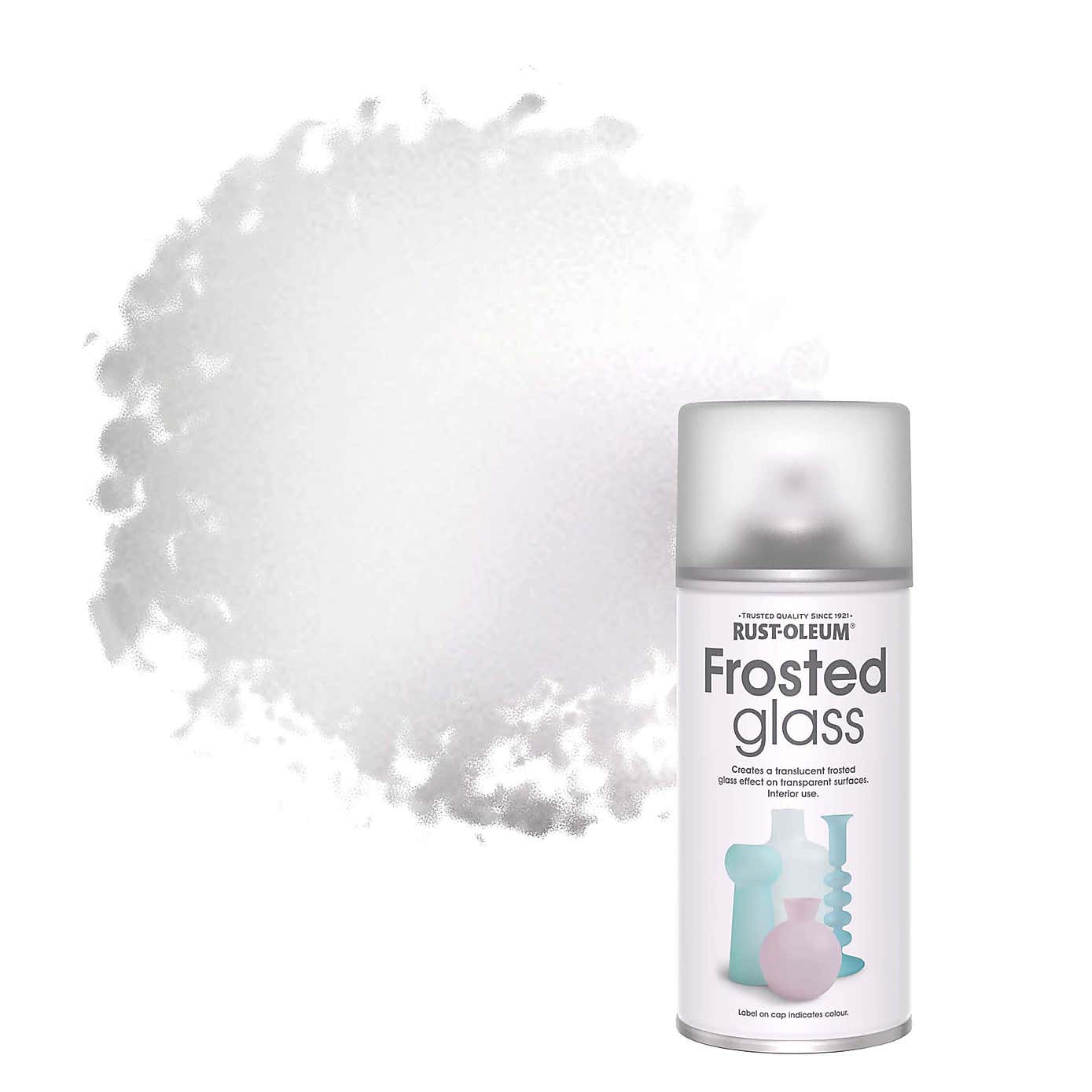White 150ml Frosted Glass Spray Paint
