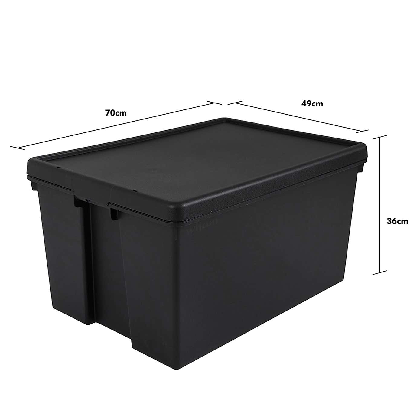 Wham Bam Set of 2 Stackable Boxes & Lids