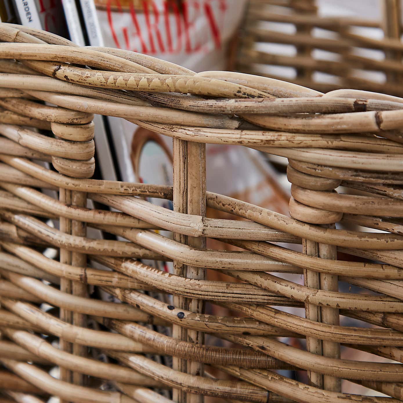 Churchgate Rattan Square Storage Basket