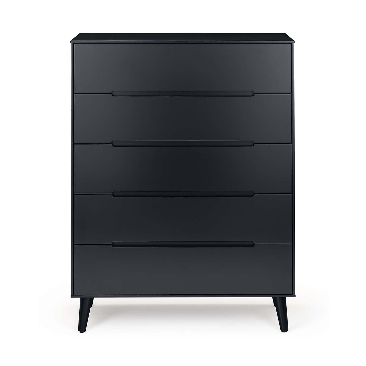 Cecil 5 Drawer Chest, Anthracite