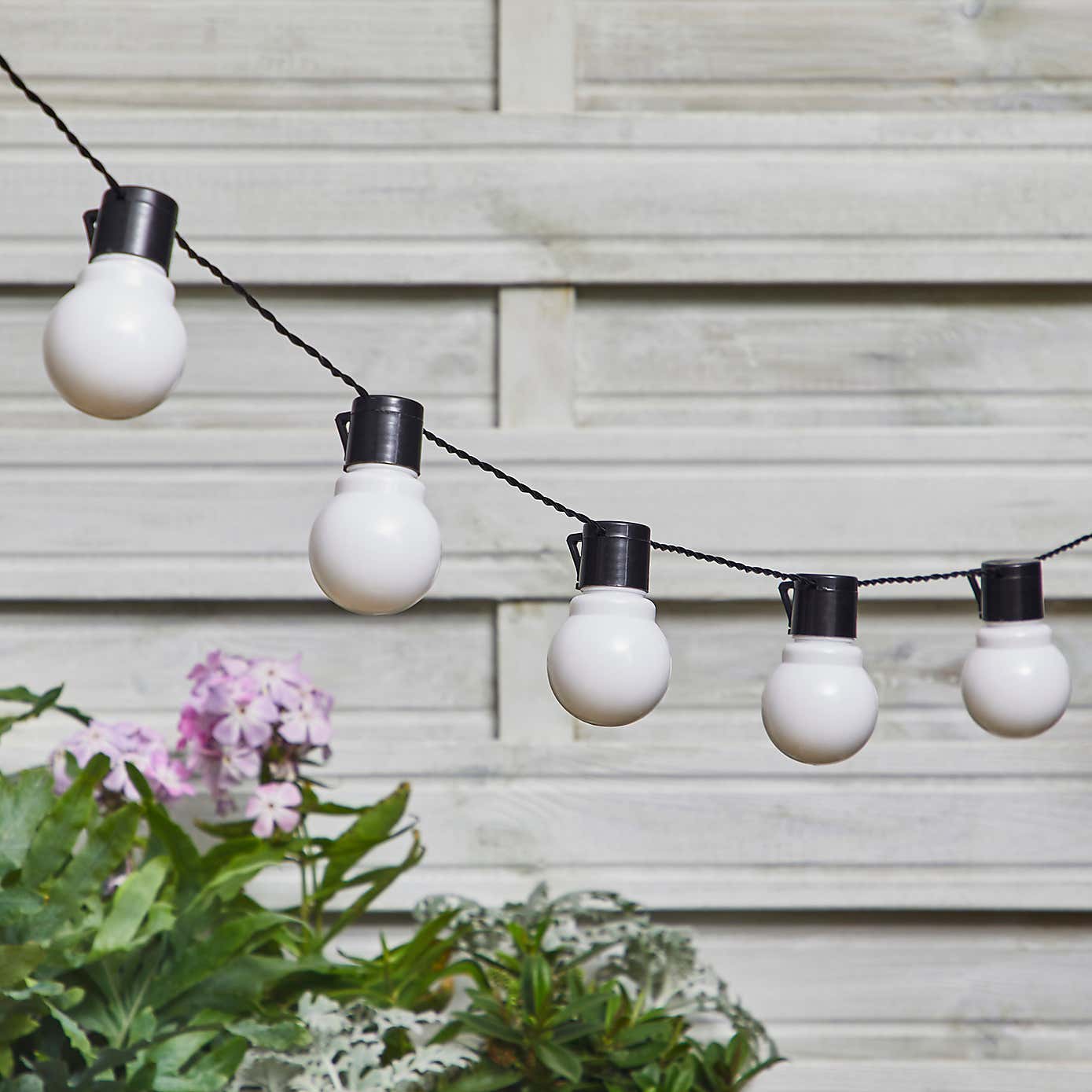 5m 20 LED Solar Festoon Outdoor String Lights
