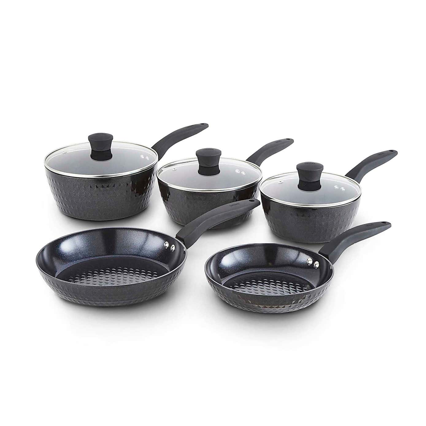 Tower Diamo 5 Piece Ceramic Pan Set