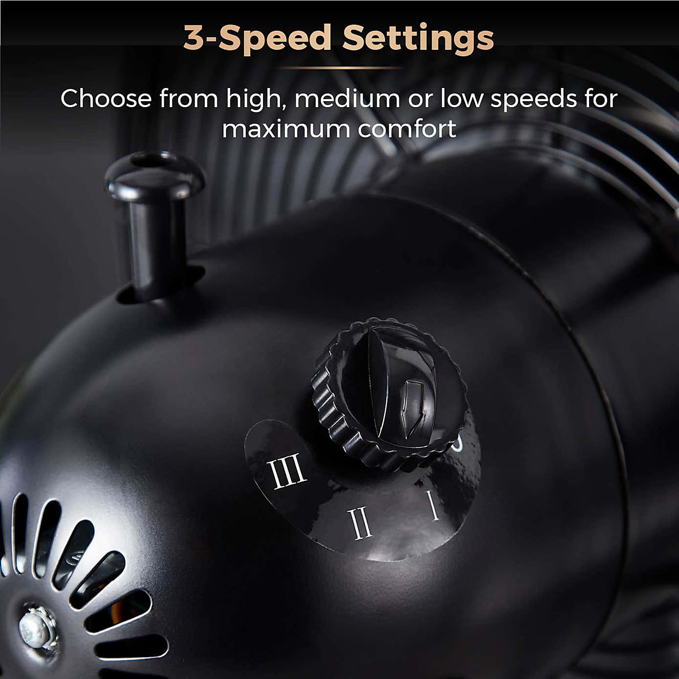 Tower Cavaletto 12" Rose Gold Desk Fan