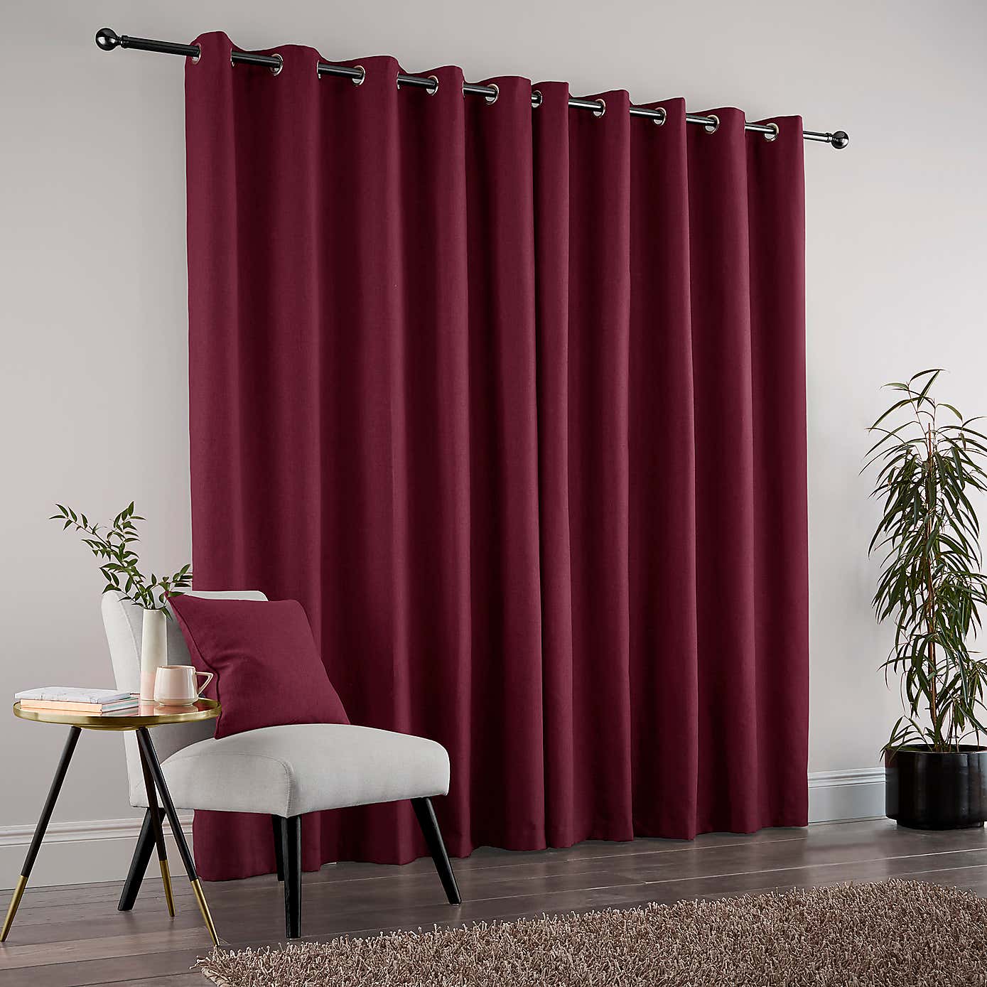 Jennings Natural Thermal Eyelet Curtains
